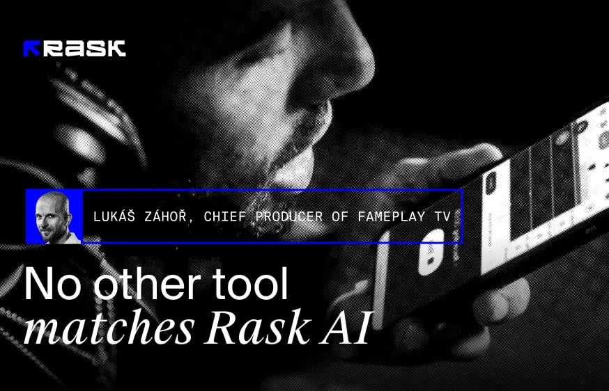 Como a Rask AI ajudou uma empresa de TV tcheca a romper o teto da audiência