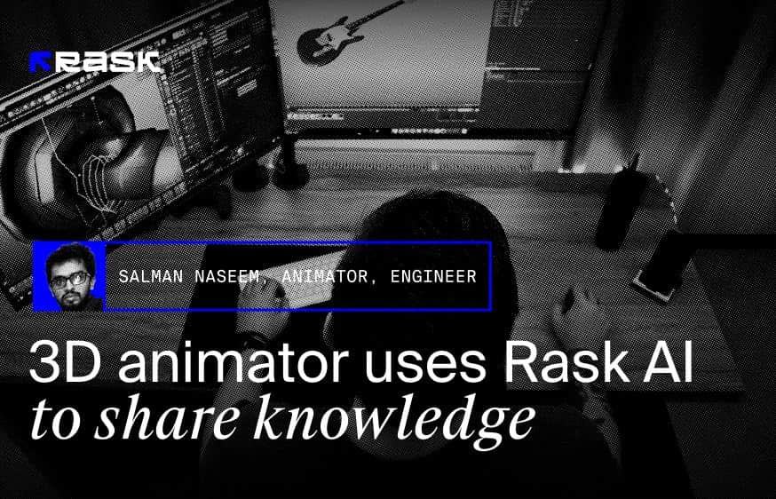 Trailblazing 3D animator uses Rask AI to share knowledge