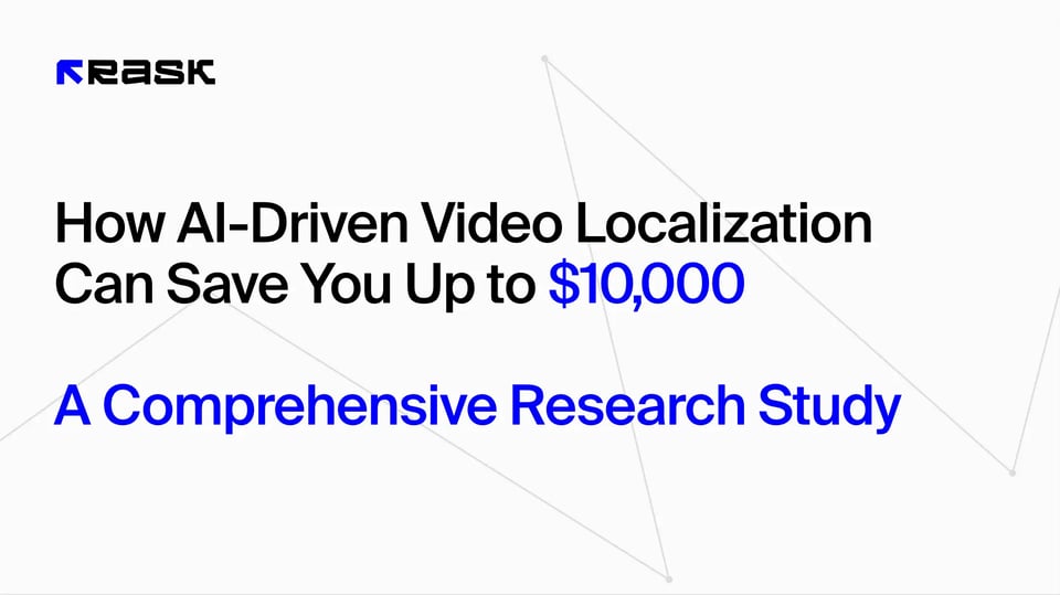 How to Save Up to 10,000$ on Video Localization with AI